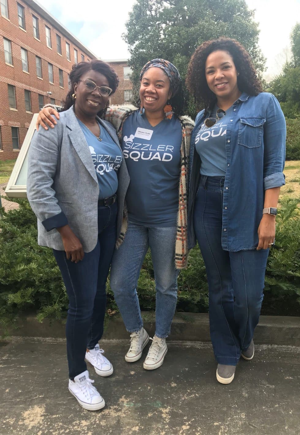 Three members of the Spelman College, 2020 Impact Group